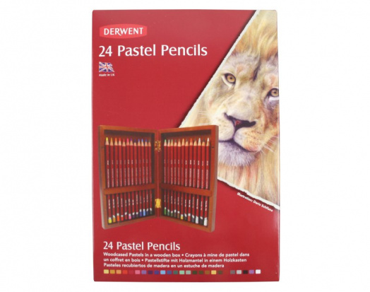 Набор пастельных карандашей "Pastel Pencils" 24 цв. в дереве